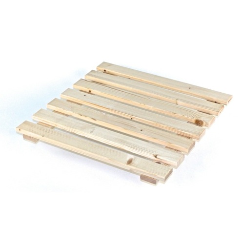 Shower Platform, Gedy 2083-55-35, Square Natural Wood Shower Platform 2083-55-35